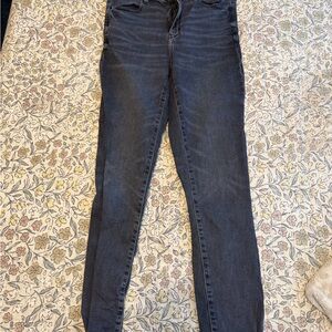 American Eagle Outfitters Black Wash Jeggings
